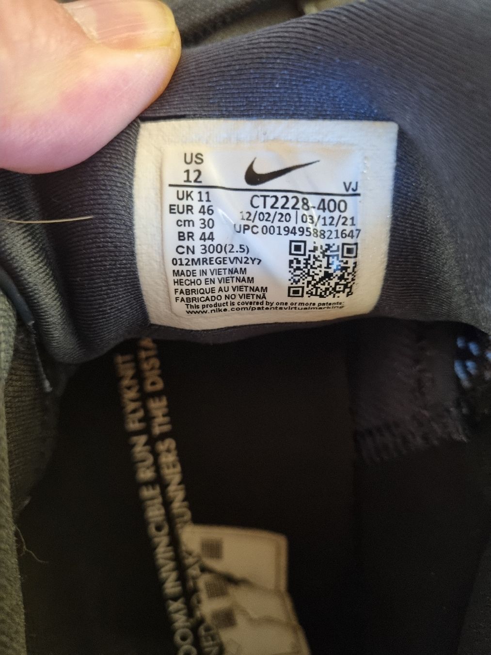 Nike Herrenschuhe: Nike invincible run 2, 46 – Gebraucht aus Bernex von couscous03 4