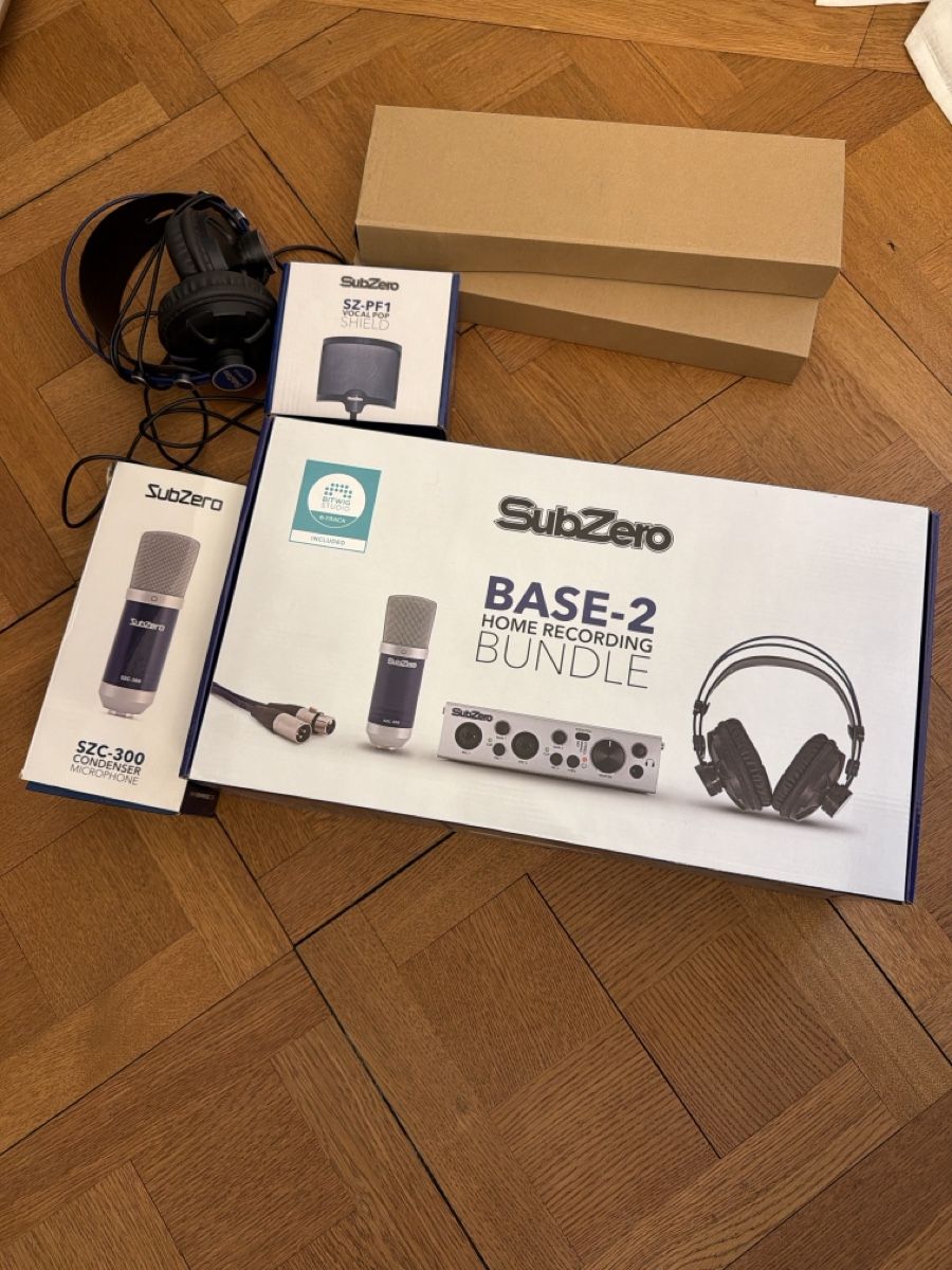 Mikrofone: SubZero Base-2 Home Podcast Bundle - Mikrofon, Kopfhörer – Neu (gemäss Beschreibung) aus Erlenbach ZH von lbill