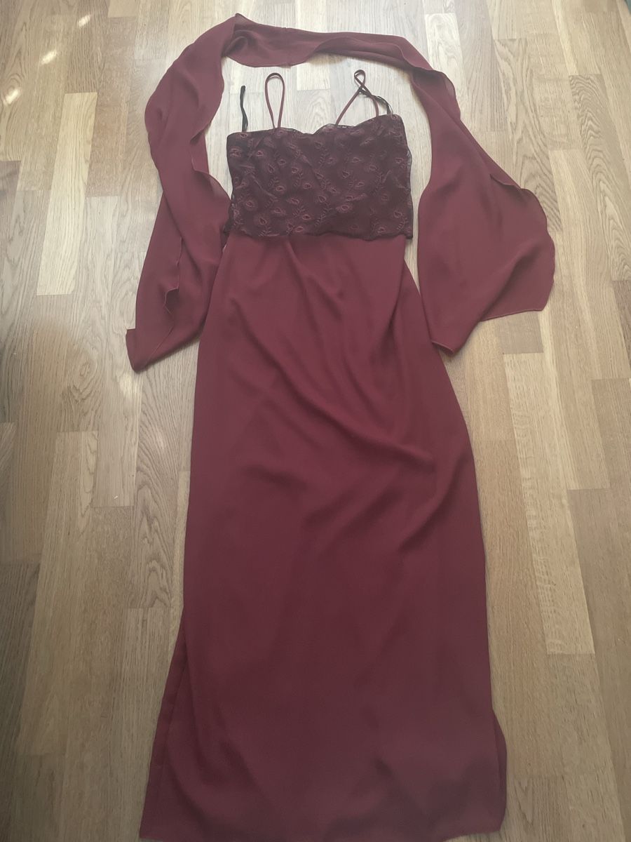 Vestiti: Fest Kleid Gr.XS weinrot – Usato da Baar venduto da Vili7
