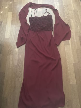 Fest Kleid Gr.XS weinrot