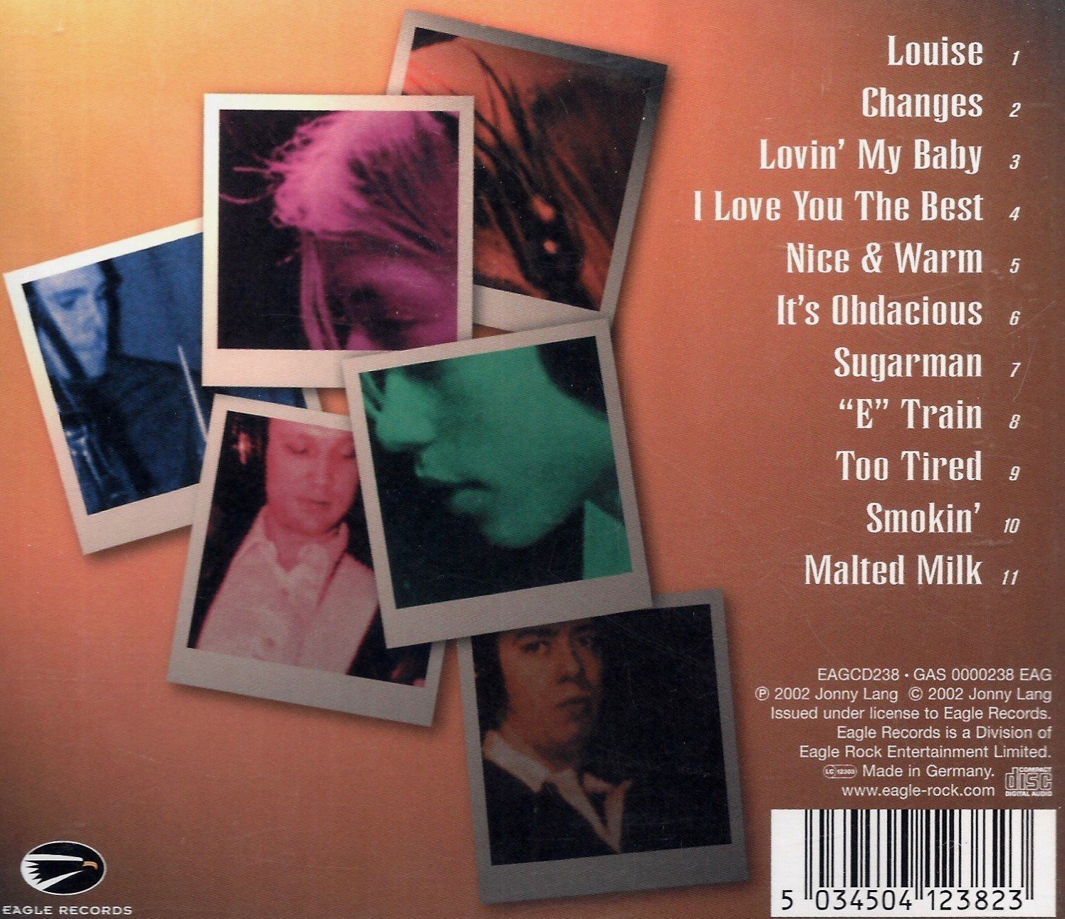 CD: Johnny Lang Big Band  SMOKIN'  Ted "Lightnin' Boy"  Blues CD – Usato da Kandergrund venduto da Sososo 1