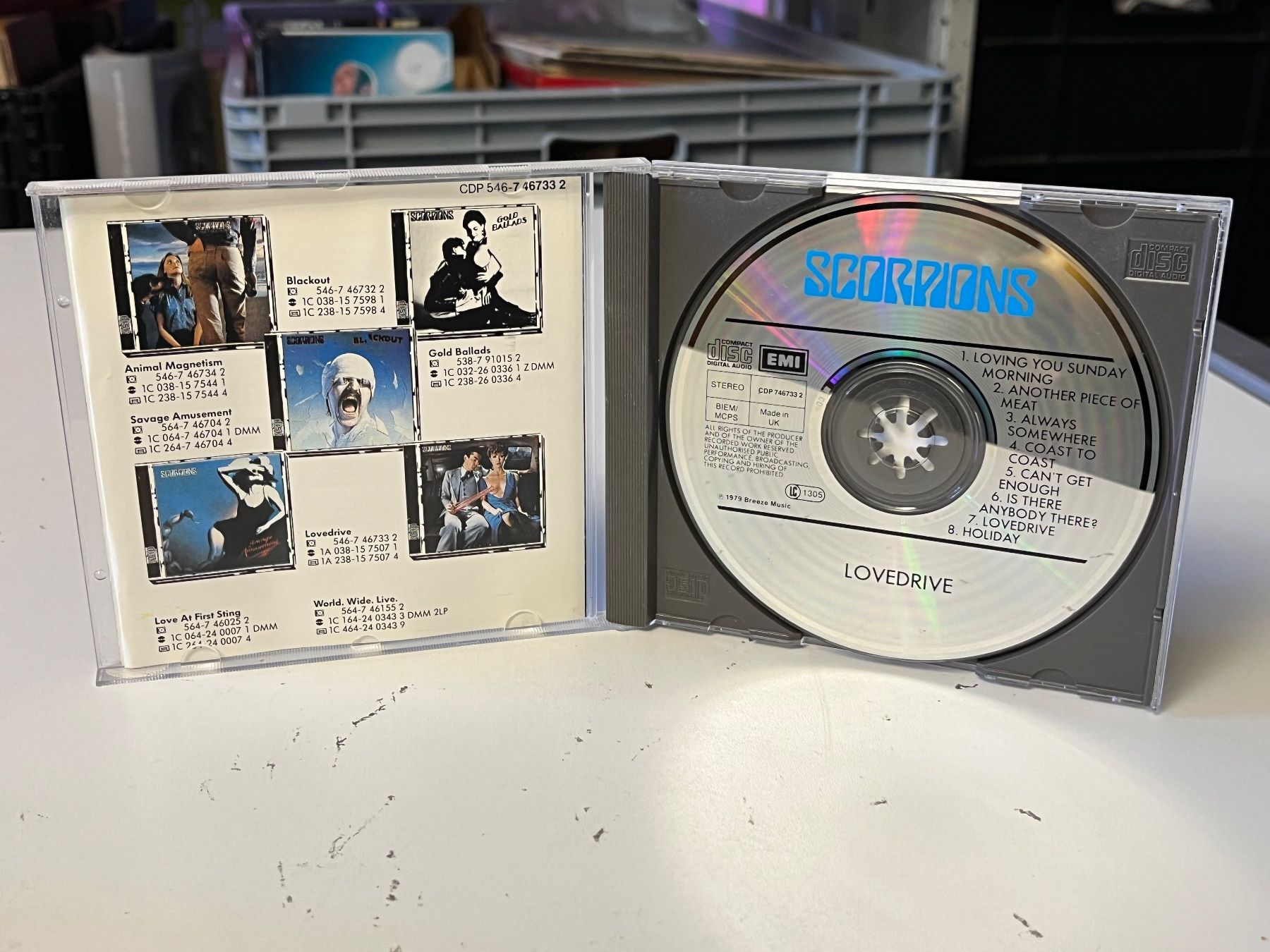 CDs: Scorpions - Lovedrive - X01B – Gebraucht aus Küsnacht ZH von  2