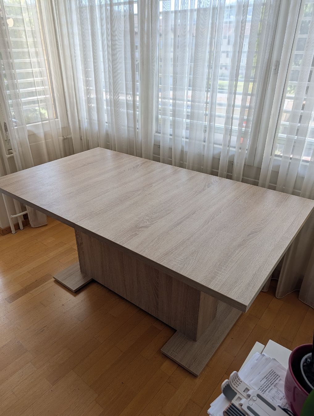 Conforama Tavoli: extendable desk / table / tisch /160x90  – Usato da Zürich venduto da ioa_bsc6 1