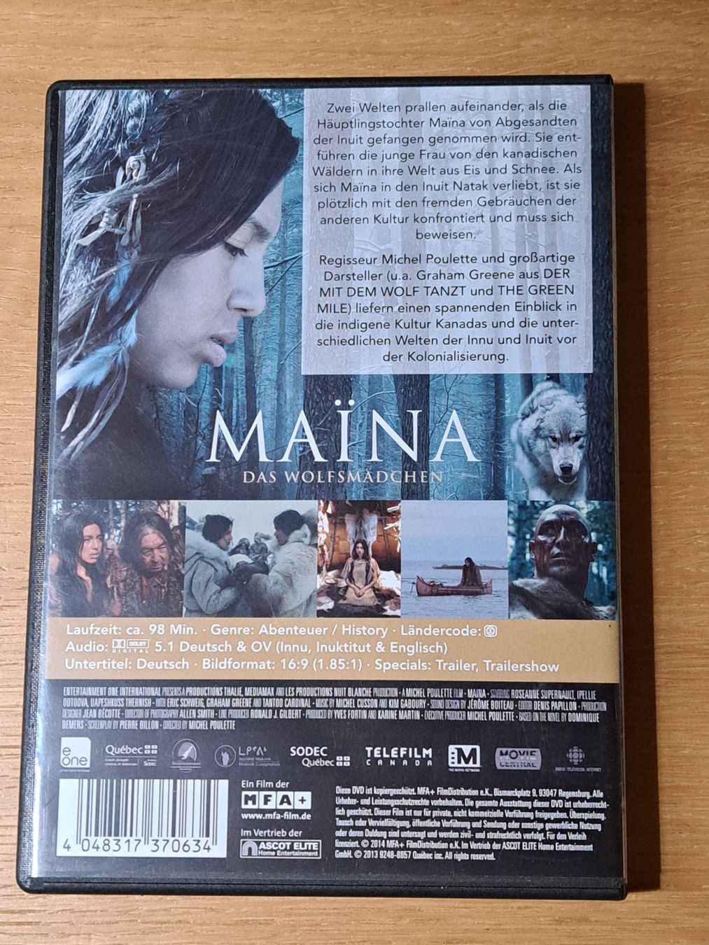 Tutti i DVDs: DVD Maïna, Das Wolfsmädchen von Michel Poulette – Nuovo (secondo la descrizione) da Unterseen venduto da Kanica 2