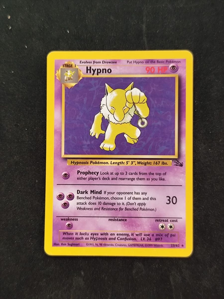 Pokémon Sammelbilder & Trading cards: Hypno Fossil English  – Gebraucht aus Basel von luc_8ghp