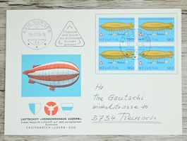 CL02 Enveloppe + Timbre Suisse 1976