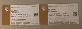 Ticket für Match FC Thun - FC Lugano am 25.10.2026