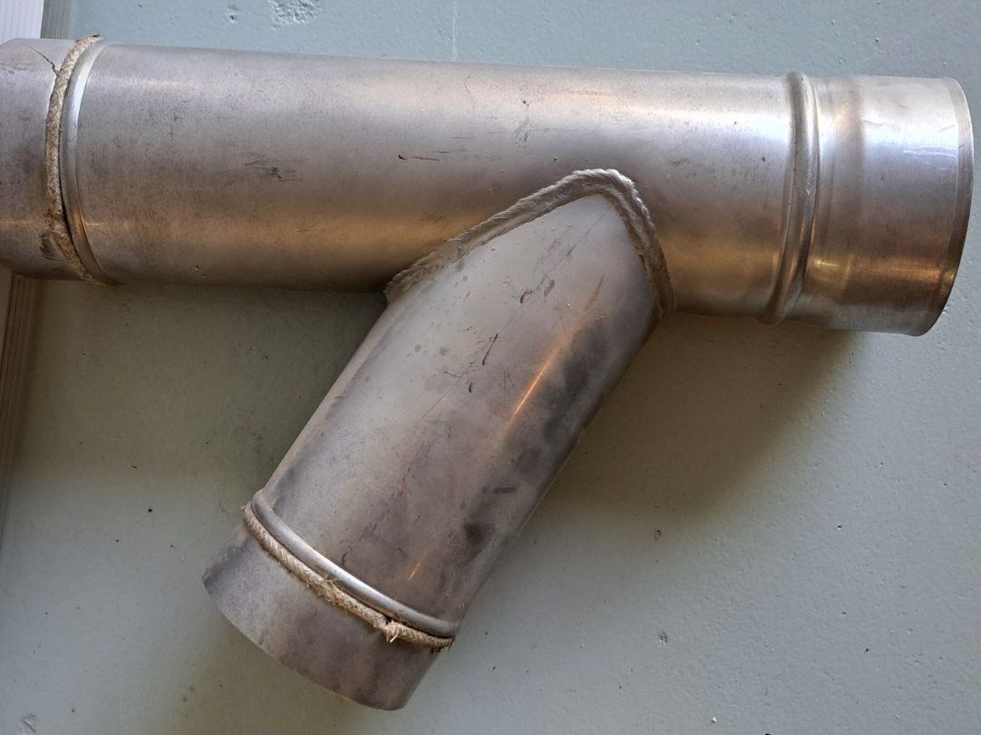 Camini: Edelstahl    T    Stück  130mm – Nuovo e nell'imballaggio originale da Matzendorf venduto da maxwin 1