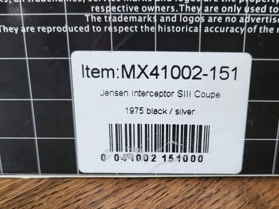 Modellini d'auto: Jensen Interceptor SIII Coupe 1:43 Matrix – Usato da Rothrist venduto da Juana5 7