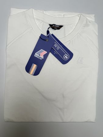 K-Way T-Shirt weiss Slim Fit Grösse S neu mit Etikette