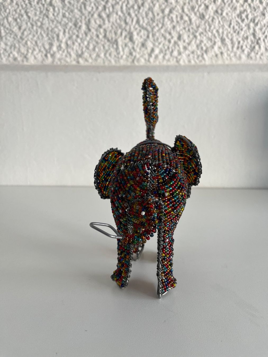 Statuette: Elefant aus Metalldraht mit Steckperlen – Usato da Wetzikon ZH venduto da seli03 7