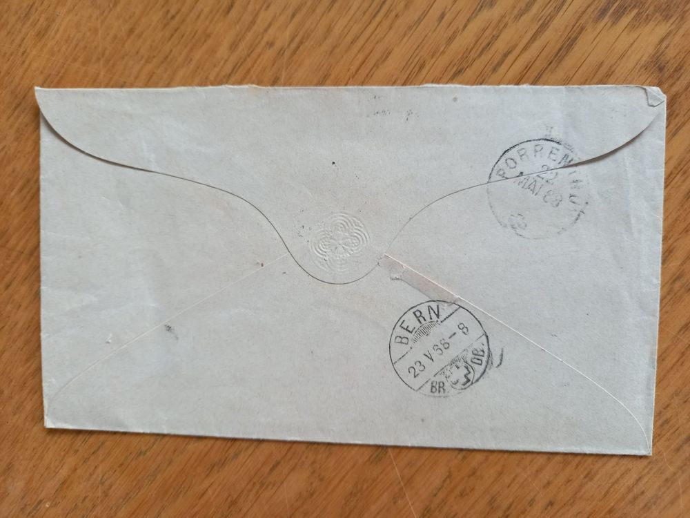 ancienne enveloppe Mauvilly - Gilette - assurance (D'occasion) à Vuiteboeuf pour CHF 1 - avec