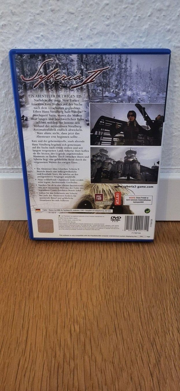 Sony Giochi: PS2 - Syberia 2 – Usato da Münsingen venduto da Heroism2010 1