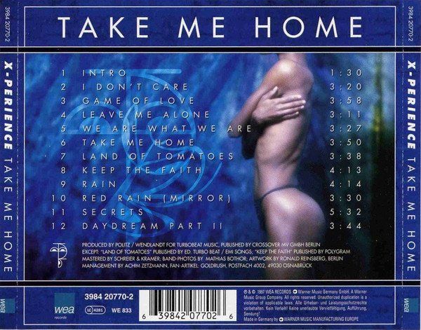 CD: X-Perience - Take Me Home – Usato da Uzwil venduto da visions77 1