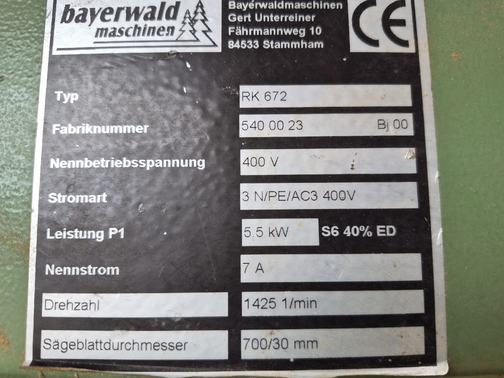Seghe: Holzfrässe Beyerwald – Usato da St.Silvester venduto da san_rg9h 2