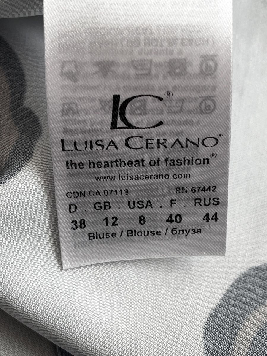 Luisa Cerano Blusen: Luisa Cerano Bluse, Grösse 38, Blumenmuster – Gebraucht aus Zürich von Kleanthy 3