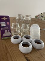 4 Phillips Avent Flaschen / Schoppen (Glas)
