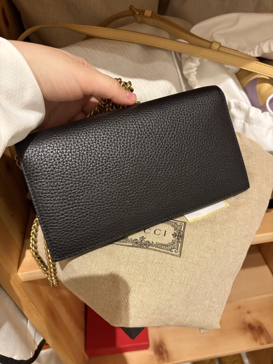 Gucci Borse da donna: Authentic Gucci Wallet on Chain - Black Leather, New! – Nuovo (secondo la descrizione) da Dübendorf venduto da Tony321 2