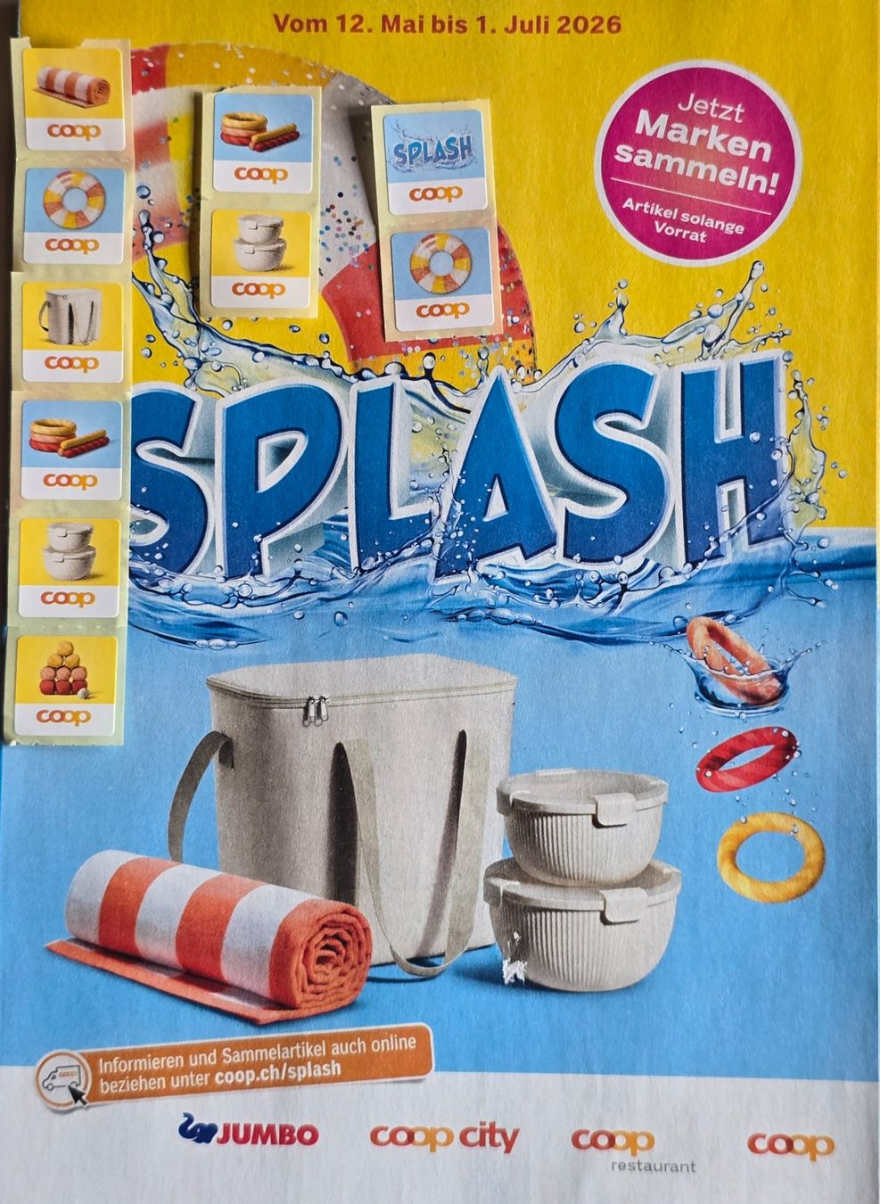 Coop Raccolte di bollini & punti: COOP SPLASH NEU 10 MÄRKLI – Nuovo (secondo la descrizione) da Eschen venduto da Hab3