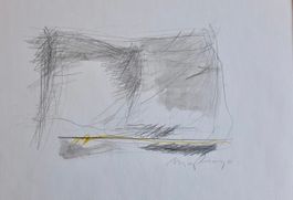 Dessin original d'Erbert Moehsnang (1975) - Crayon et rehaut