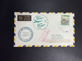 Lufthansa Erstflug Dhahran - Kuwait 1974