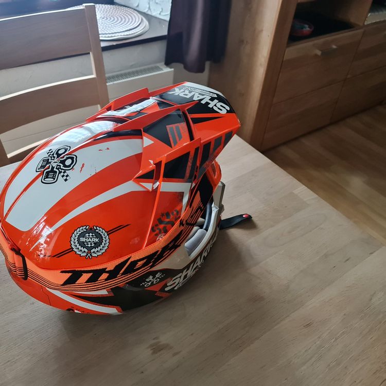 LEENP Motocross-Helm Mit Brille - DOT-zertifiziert & Belüftet