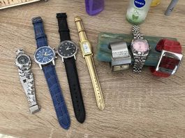 1 Lot Armbanduhren 7 diverse