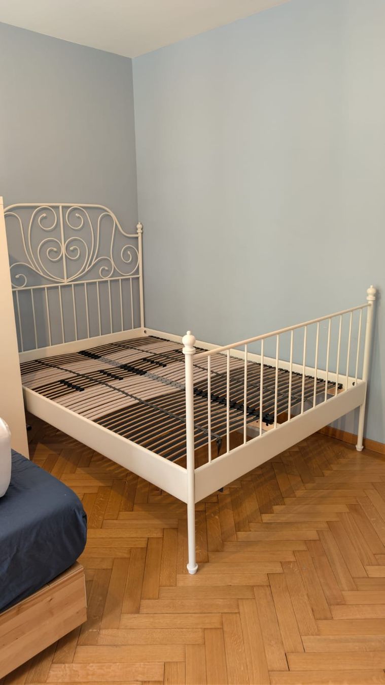 Ikea Lits: 140x200 weisses Ikea Bett – D'occasion à Zürich par ReaEggli 3