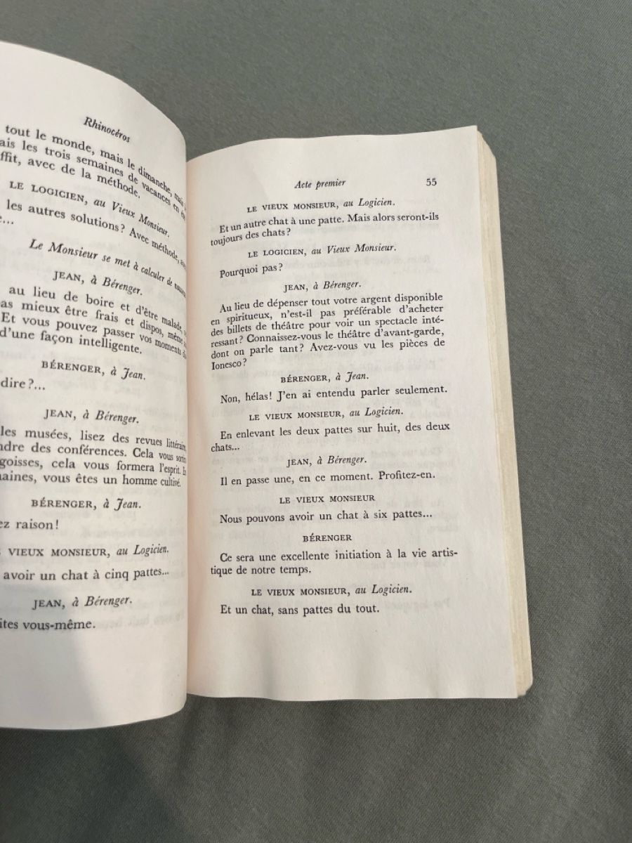 Libri: Eugène Ionesco Rhinocéros Buch – Usato da Uster venduto da Kaito_4 2