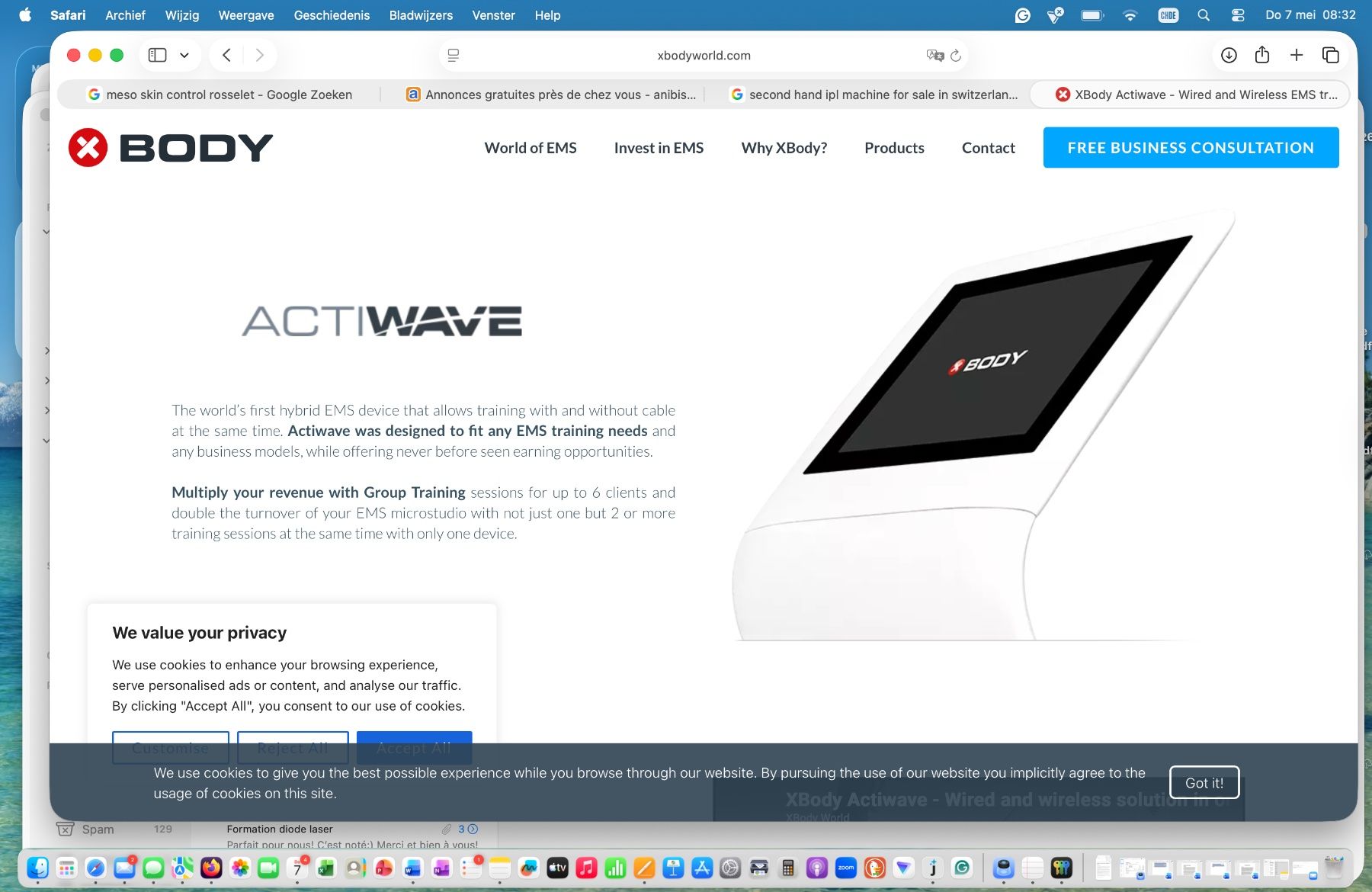 Hometrainer: XBody Actiwave (2021) Studio & Mobile – Usato da Lutry venduto da mircon 2