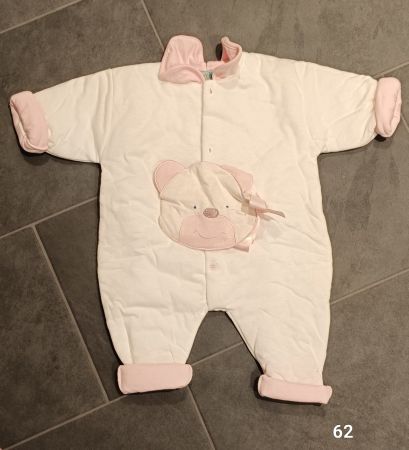 Baby Overall mit Bärchen, Grösse 62