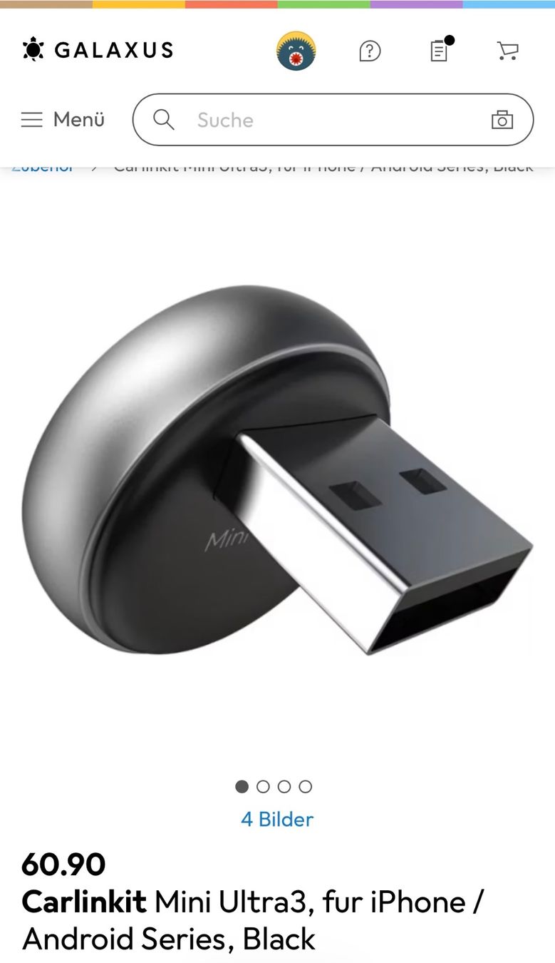 Unità & Adattatore: Carlinkit mini Ultra 3 Wireless Apple Carplay Android Auto – Nuovo e nell'imballaggio originale da Olten venduto da Lamb_of_God 1