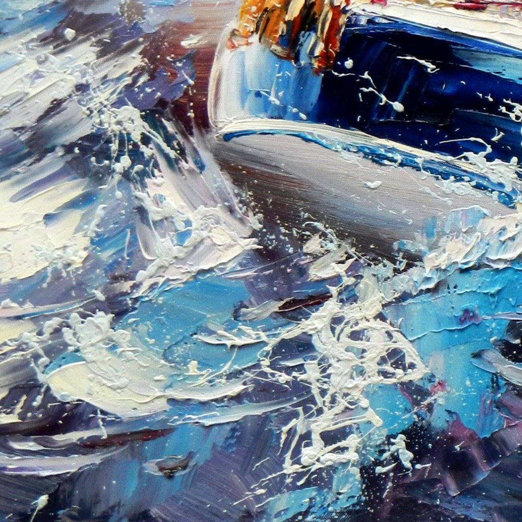 Riproduzioni & Creazioni: Modern Art - Segelregatta vor Helgoland – Nuovo (secondo la descrizione) da Larnaca venduto da KunstDepot24 2