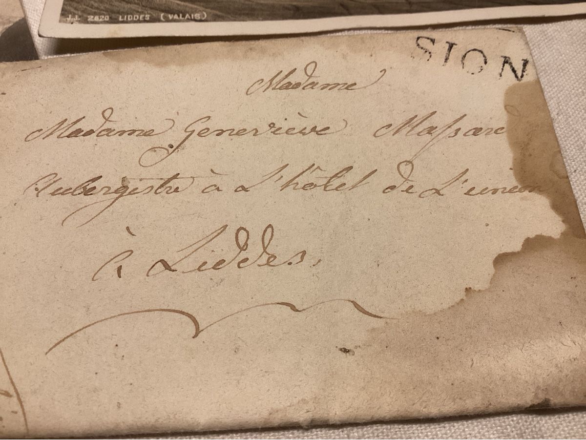 Cartoline postali: LIDDES 4 pièces  dés 1833 en lot – Usato da Luc (Ayent) venduto da Rebouille 6