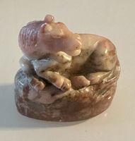antike chin. Stempel mit Pferdefigur✨handmade! 