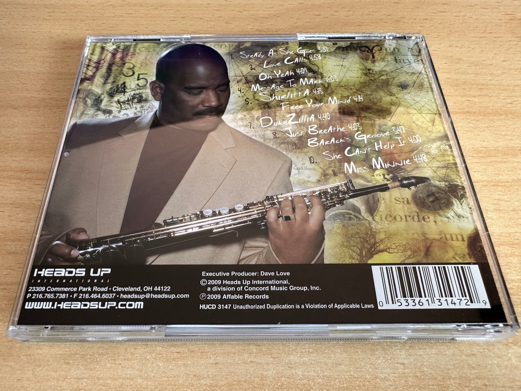 CD: Walter Beasley – Free Your Mind – Usato da Rikon im Tösstal venduto da Alpenmutz 1