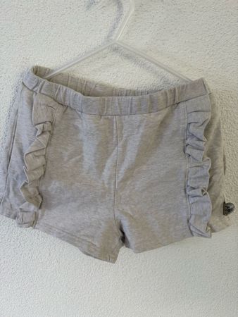 Shorts Pomp de Lux grau mit Rüschen Grösse 134-140