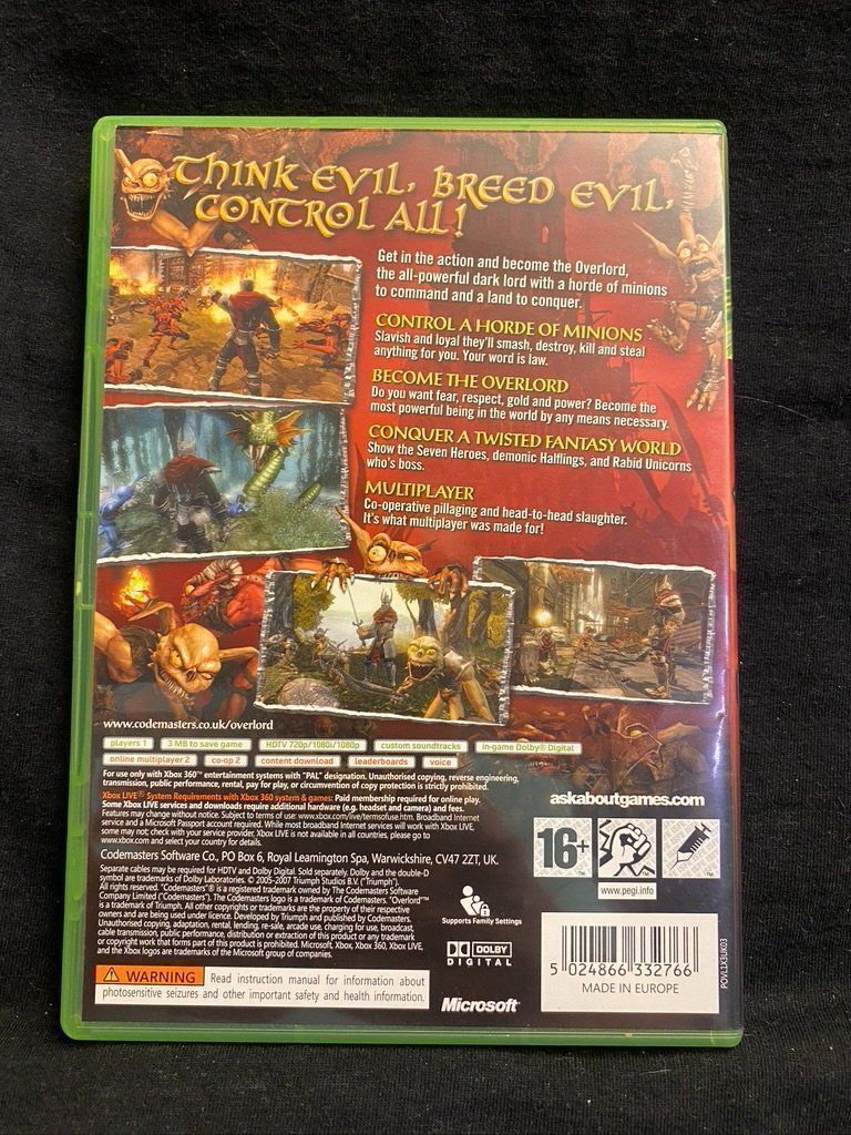 Jeux: Overload I XBOX360 – D'occasion à Küssnacht am Rigi par Bionicmax 2