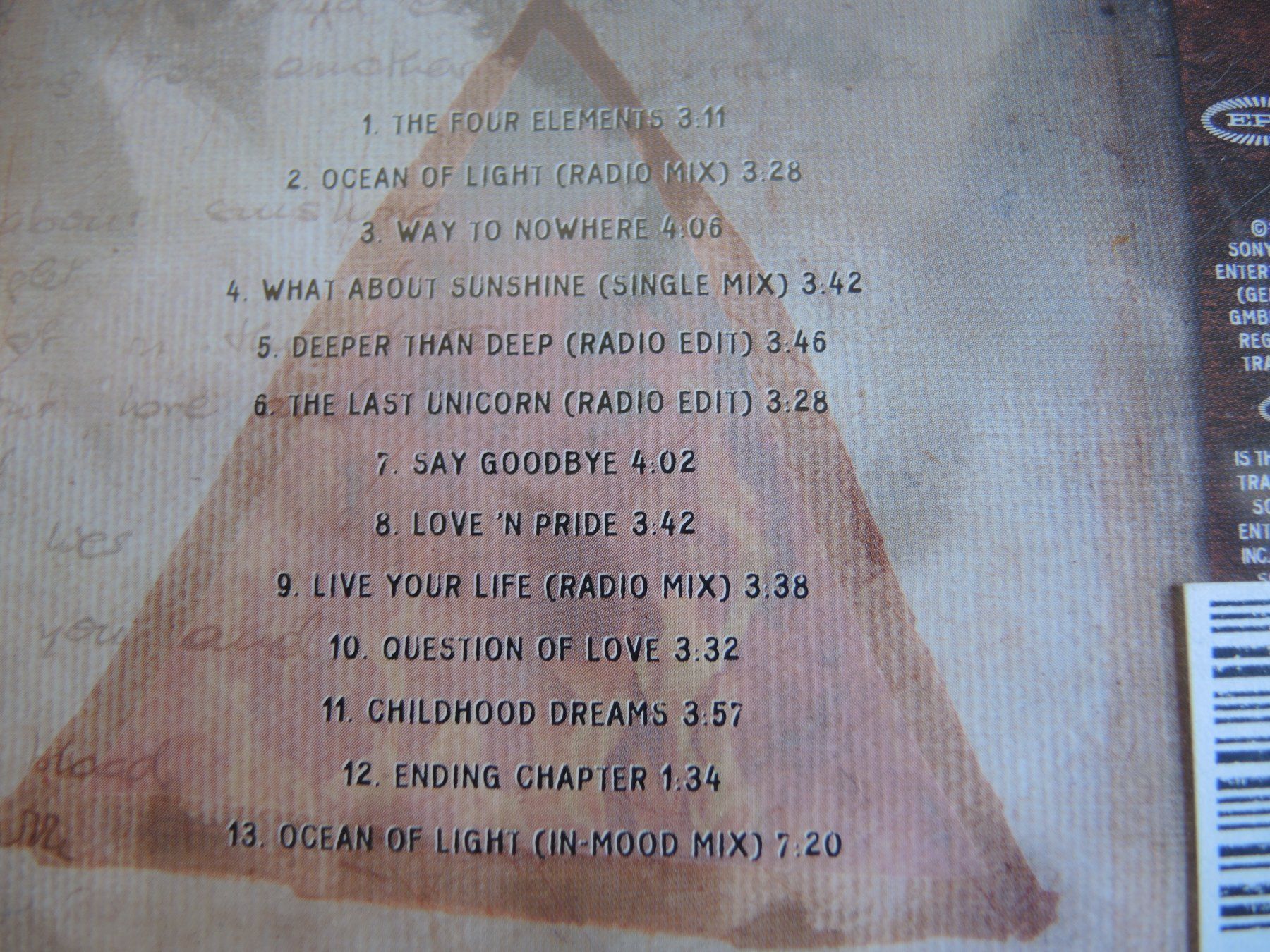 CD: In-Mood feat. Juliette CD Elements Album – Usato da Rorschach venduto da maeck8 3