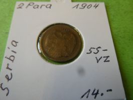 Serbien 1904, 2 Para