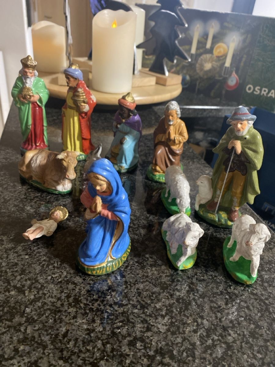Statuette: Weihnachtsgrippe – Usato da Zuzwil SG venduto da Boho-Style