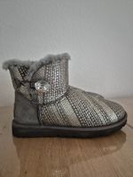 UGG Damen Winter Boots Glitzer grau Gr. 37