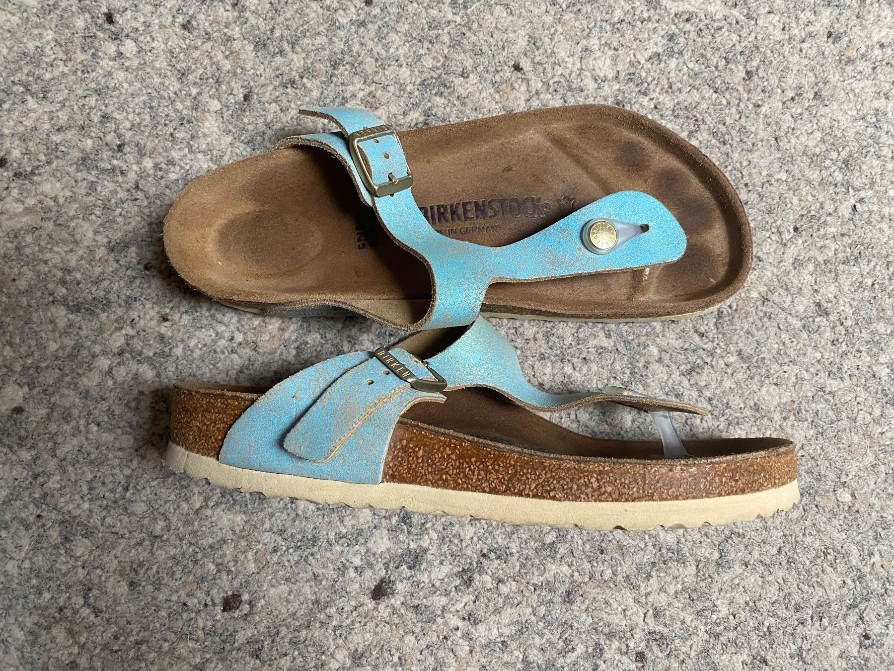 Birkenstock Chaussures femmes: Birkenstock Gizeh Leder Gr. 39 – D'occasion à Wattwil par edel88 2