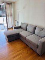 Ecksofa / Schlafsofa mit Bettfunktion & Stauraum – grau