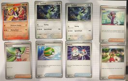 8x Pokémon Karten - SVI En - Scarlet & Violet