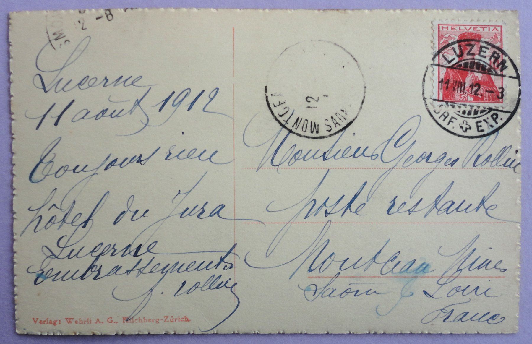 Cartoline postali: Bürgenstock – Usato da Fétigny venduto da Billy2miny 1