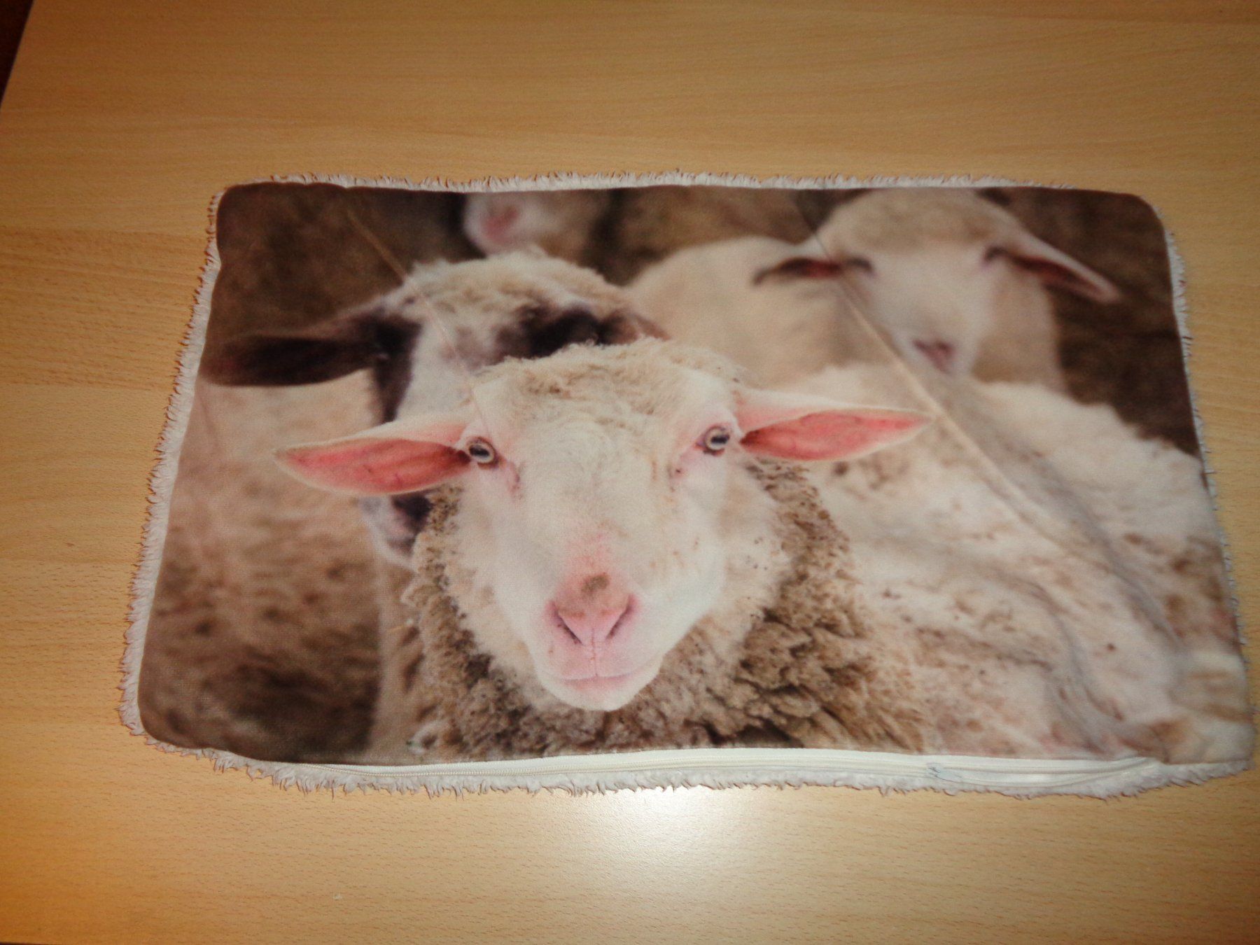 Bettwäsche: *** Kissenbezug *** Schäfchen – Gebraucht aus Othmarsingen von Leuchtturmlady
