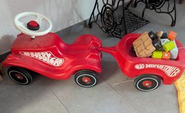 Kinderfahrzeug Big Bobby Car mit Anhângerrot guter Zustand