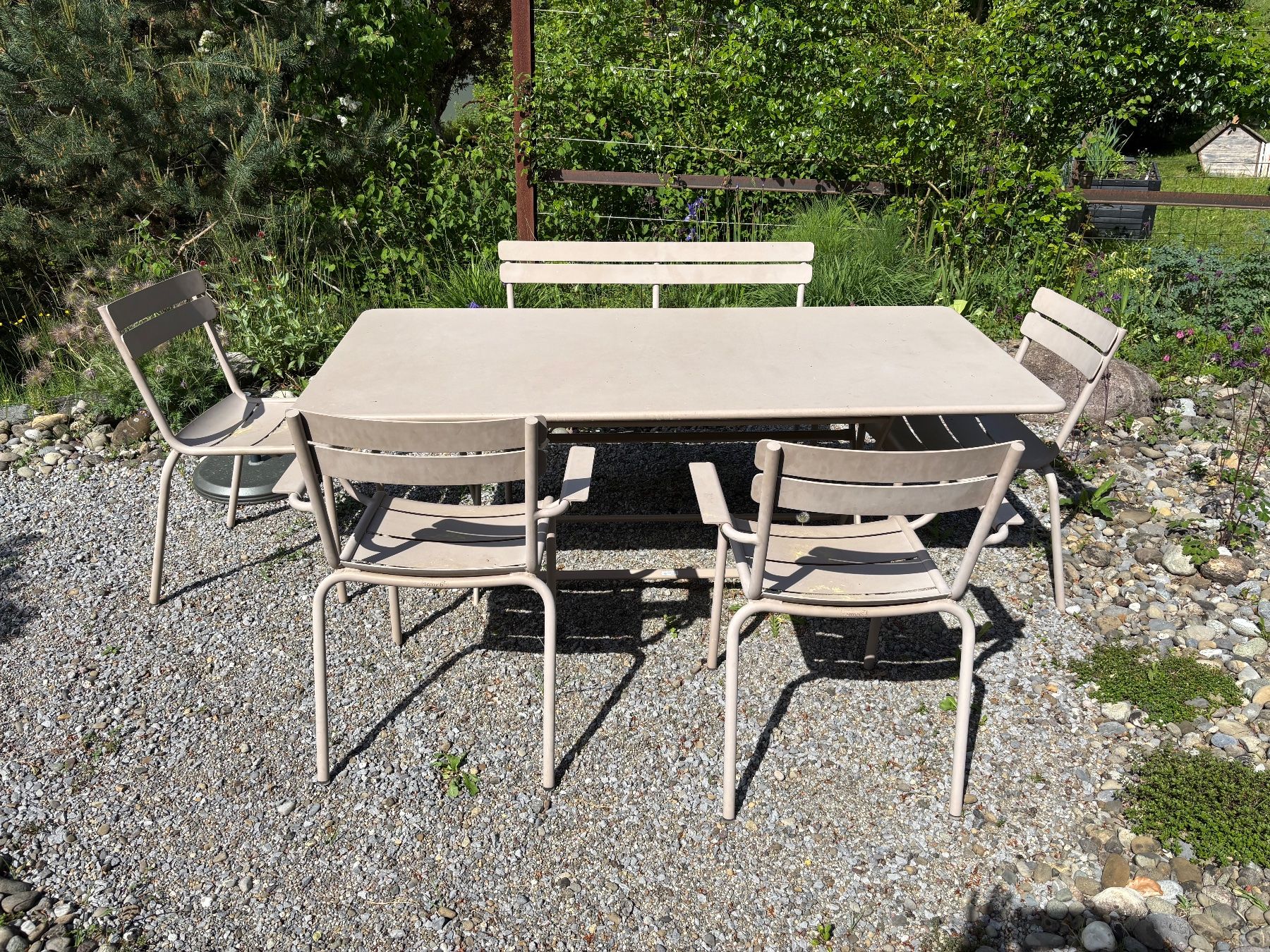 Fermob Set di tavolo e panche: FERMOB gartenmöbel – Usato da Rüschlikon venduto da sim_26xp 1