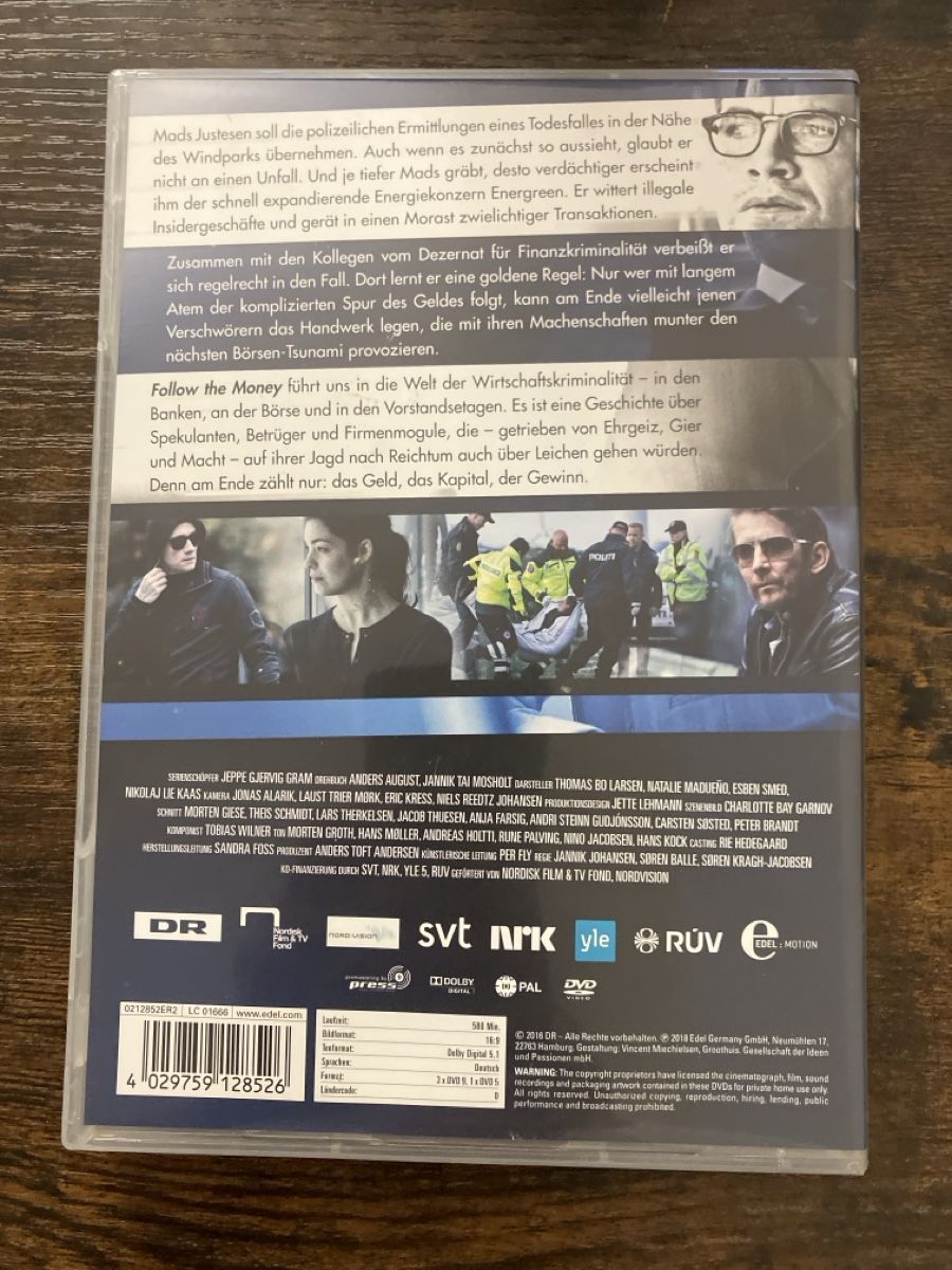 Tutti i DVDs: Follow the Money Staffel eins DVD – Usato da Glarus venduto da Jhuber78 1